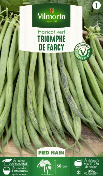 Légumes Secs - Haricot Nain Vert Triomphe de Farcy - PACKAGING_RECTO